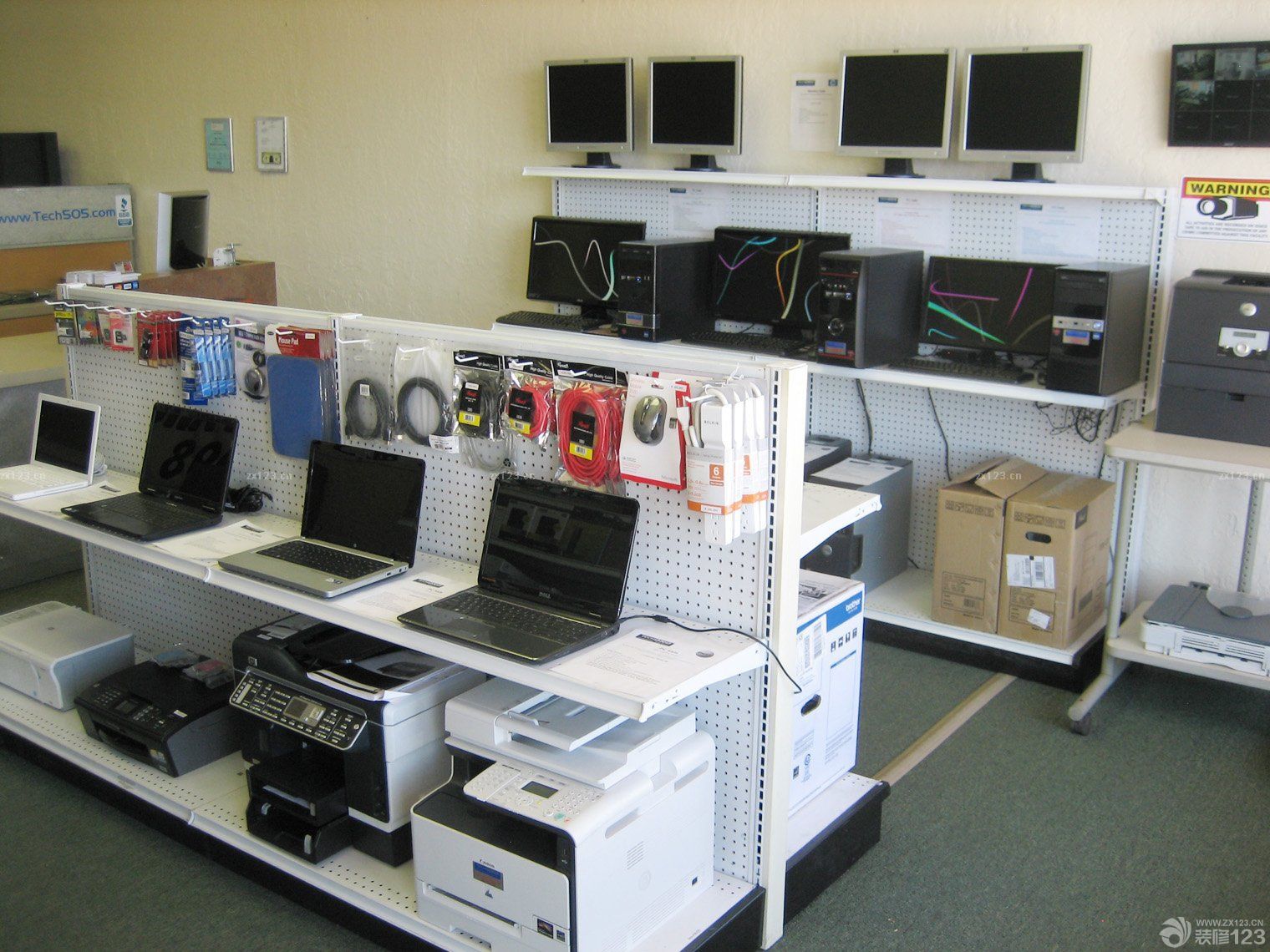 電腦店面設計裝修圖 優(yōu)化銷售電子產(chǎn)品的環(huán)境策略